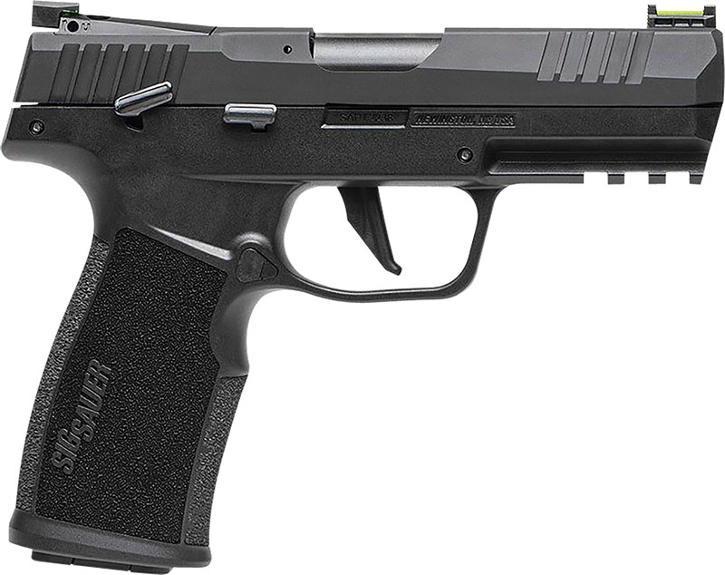 Sig Sauer P322 Pistol 322CBAS, 22 LR, 4" Threaded Barrel, Polymer Grip, Black Finish, Optic Ready, 20 rd
