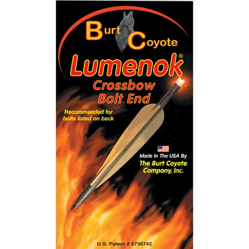 Lumenok Lumenok Crossbow Nocks HD Orange Flat Gold Tip 3 pk. GTF3