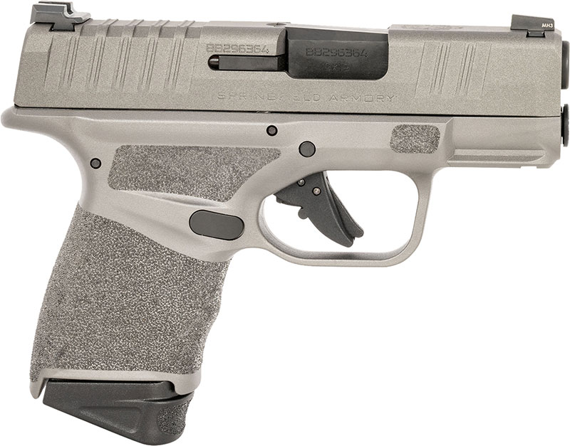 Springfield Hellcat Micro-Compact Pistol HC9319Y, 9mm Luger, 3", Gray Polymer Grips, Tungsten Finish, 13 Rds