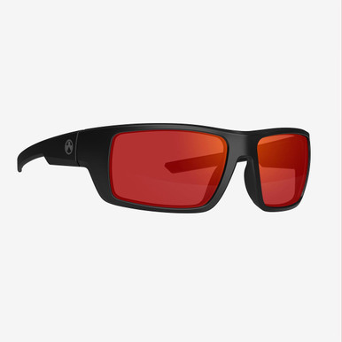 Magpul Industries Apex Sunglasses - Polarized, Black Frame, Gray Lens/Red Mirror