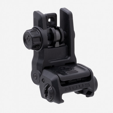 Magpul MBUS 3 Sight – Black Rear Sight - MBUS Value Meets MBUS Pro Features