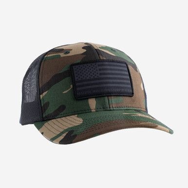 Magpul Standard USA Patch Trucker Cap - Woodland Camo