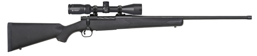 Mossberg Patriot w/Optic 350 Legend 4+1 22" Matte Blued Fluted Threaded Barrel, Matte Blued Drilled & Tapped Receiver, Fixed Black Synthetic Stock, Vortex Crossfire II 3-9x40mm 28247