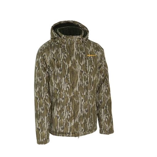 Muddy TRX Waterproof Sherpa Fleece Jacket Mossy Oak Bottomland S MUD-WTP-SHJKT-MOB-S