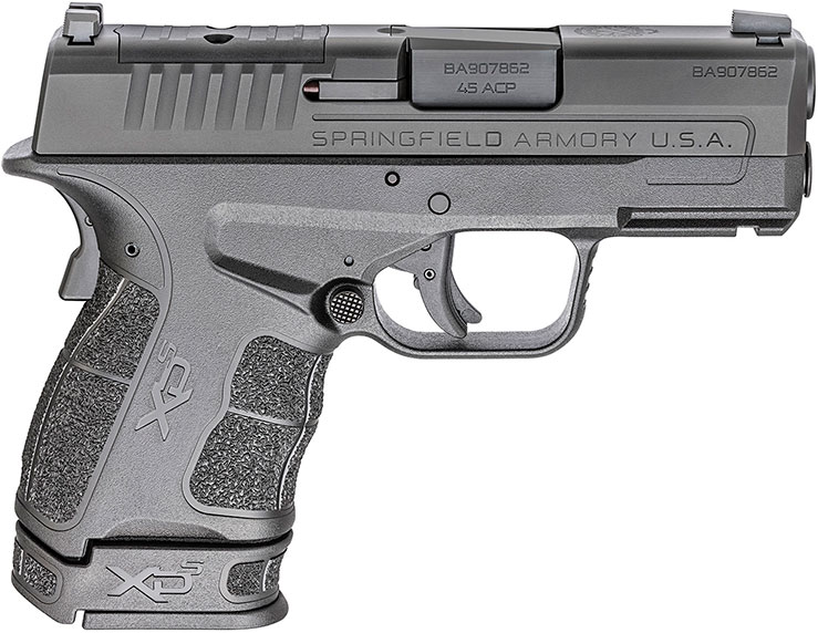 Springfield XDS Mod 2 OSP Compact Pistol XDSG93345BOSP, 45 ACP, 3.3 in, Black Polymer Grip, Black Finish, 5 Rd