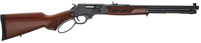 Henry 45-70 Side Gate Lever Action Rifle H010G, 45-70 Government, 18.43", Walnut, American Stock, Blue Finish, 4 Rd