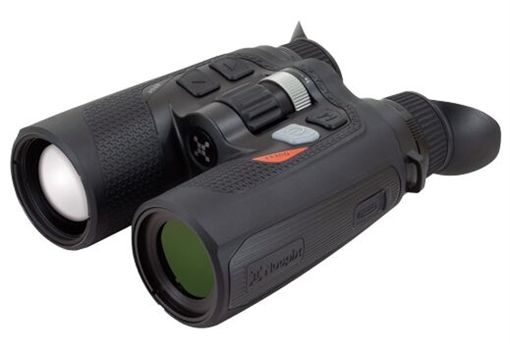 NOCPIX Quest H50R, Thermal Binocular, 4X Native Magnification, 8X Digital Zoom, 50mm Objective Lens, 1000 Yard Laser Range Finder, 12 Micron, 640x512 (60 Hz) , Matte Finish, Black QUEST-H50R QUESTH50R