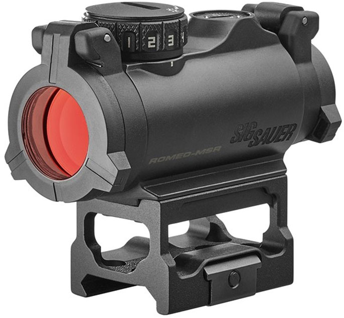 Sig ROMEO-MSR Compact Green Dot Sight SOR72002, 1x20mm, 2MOA Dot, 1 MOA Adjustment, Black