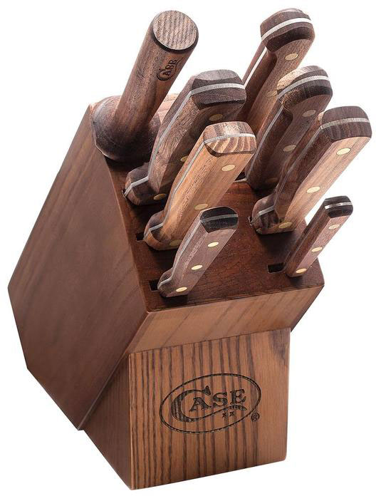 Case Nine Piece Household Cutlery Block and Knife Set (10249)