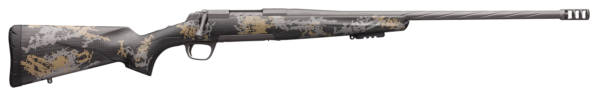 Browning X-Bolt Mountain Pro Rifle 035540288, 28 Nosler, 26" Fluted Barrel, Tungsten Gray Cerakote Finish, 3 Rds