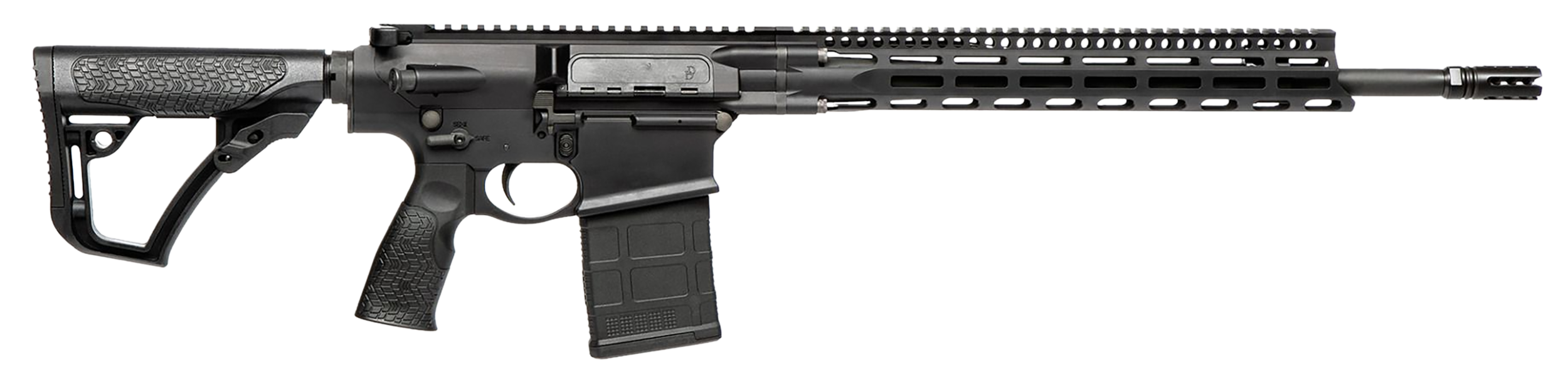 Daniel Defense DD5 V4 Semi-Auto Rifle 0215822207047, 6.5 Creedmoor, 18", Adj. Stock, Black Finish, 20 Rds