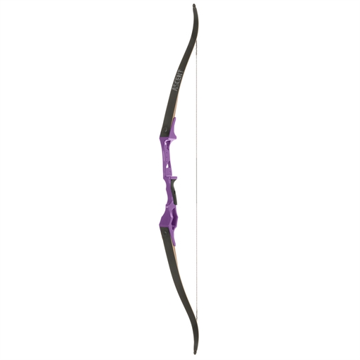 October Mountain Ascent Recurve Bow Purple 58 in. 20 lbs. RH 811314026095