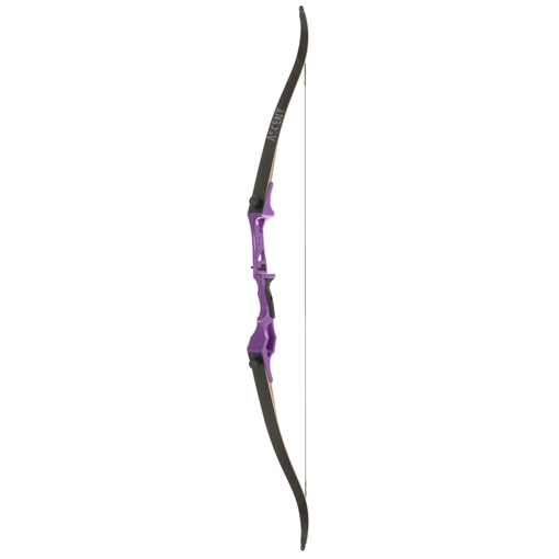 October Mountain October Mountain Ascent Recurve Bow Purple 58 in. 40 lbs. RH OMP81228