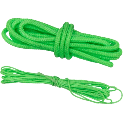 October Mountain Loop & Serving String Repair Kit Flo Green 3ft/6ft 810096082176