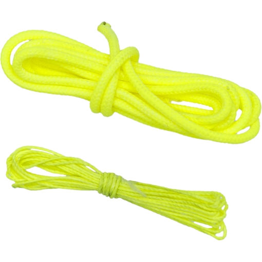 October Mountain Loop & Serving String Repair Kit Flo Yellow 3ft/6ft 810096082190