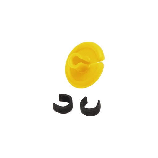 October Mountain October Mountain String Love 2.0 Kisser Button Yellow 25 pk. 60780
