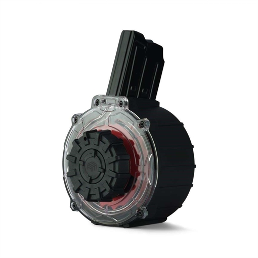 ORTHOS BLACK RIVER 20RD DRUM MAG BLACK W RED PARTS BRDMBK02 850003784830
