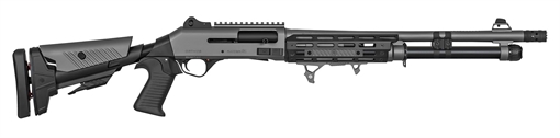ORTHOS RAIDER S4 SGA 12GA 18.5 IN PORTED BBL MLOK HG GREY ADJ STOCK BENELLI CHOKE S4RGY