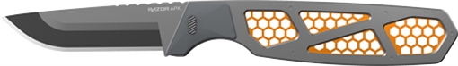Outdoor Edge Razor APX, Fixed Blade Knife, Plain Edge, 3" Blade Length, Includes (1) Saw, (3) Drop point Blades, (2) Caping Blades, (1) Gutting Blade, Matte Finish, Orange Titanium Coated Removeable Blade Storage Scales APXS30-6C APXS306C