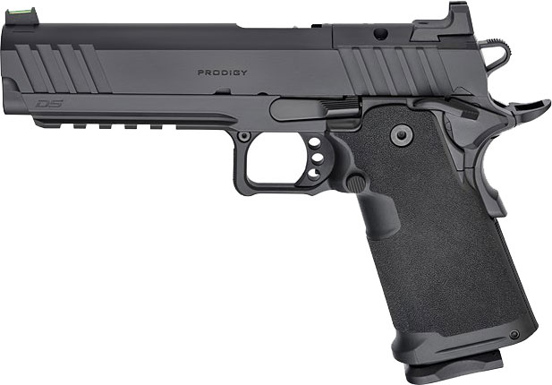 Springfield 1911 DS Prodigy AOS Pistol PH9119AOS, 9mm, 5", Polymer Grips, Black Cerakote Finish, 17/20 Rds