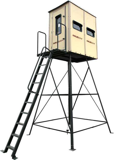 Muddy STRIKER Box Blind on 10 Foot Tower (BBB200010C)