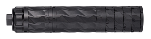 Primary Weapons Systems Black Diamond Series, Rifle Suppressor, 300 Winchester Magnum, 8.2", 17.4oz, Titanium, Black Finish BDE-762 BDE762