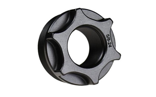 Primary Weapons Systems Mount, Fits 5/8X24, Anodized Finish, Black DTMOUNT-5-8X24-P