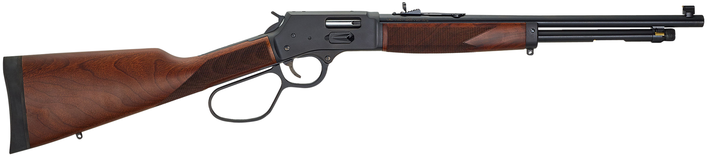 Henry Big Boy Side Gate Lever Action Rifle H012GMR, 357 Magnum / 38 Special, 16.5", Walnut Stock, Blued, 7 Rds