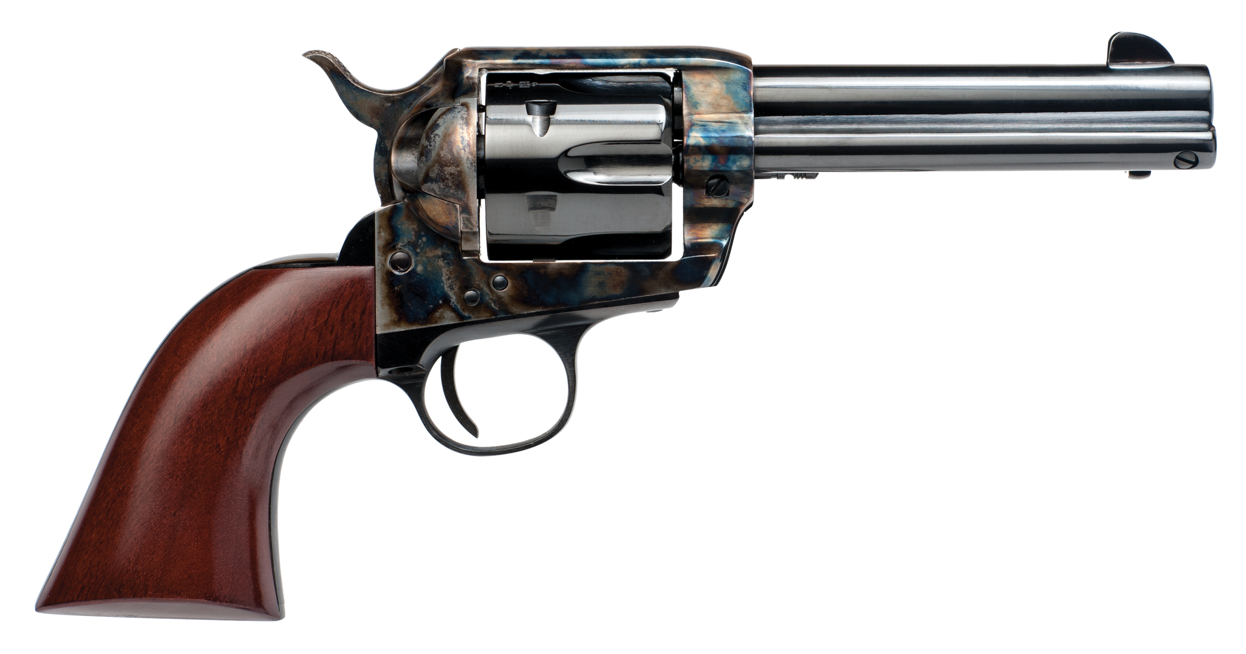 Cimarron Frontier Pre-War 1896-1940 Revolver PP400, 38 Special/357 Mag, 4.75", Case Hardened Finish, 6rd