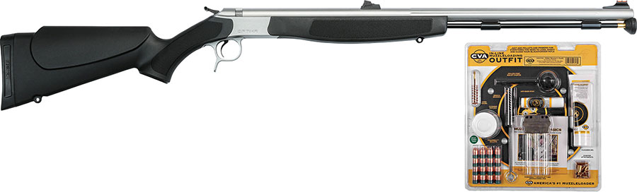 CVA Optima V2 Rifle PR2020SVP, 50 Cal 209 Primer, 26", Stainless Steel Receiver/Barrel, Includes Outfit Clam Package