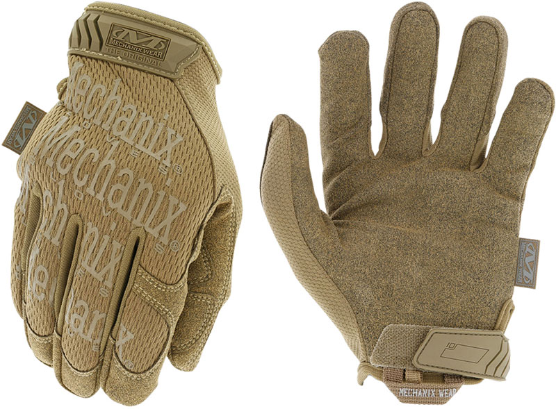 Mechanix Wear Original Coyote Gloves, Medium (MG72009) Synthetic Leather