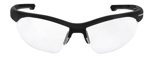 Radians Ballistic Clear Lens Black Frame XFBD1010C