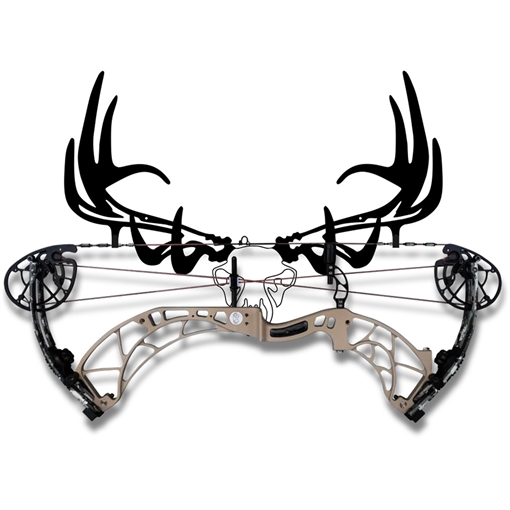 Raxx Bow Hanger Elk Skull Crossbow 855809007251