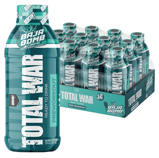 Redcon1 Total War Ready to Drink Baja Bomb 12 Pack RC1TWRTDBB-12