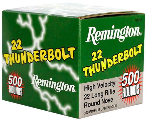 Remington Thunderbolt 22LR, 40gr, Round Nose, 500rd Box