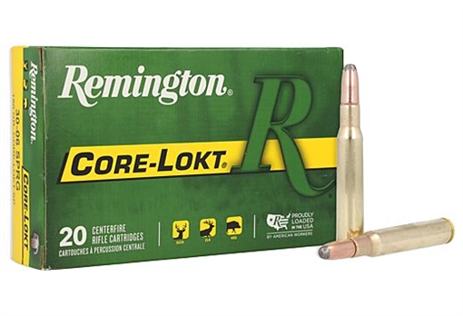 REMINGTON 30-06 180GR CORE-LOKT SP 20RD 10BX/CS 21407