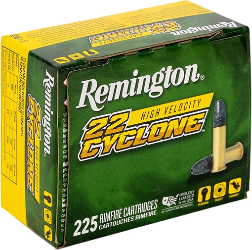 Remington Ammunition Cyclone 22LR 36gr Lead Hollow Point 225 Per Box/10 Case R21261