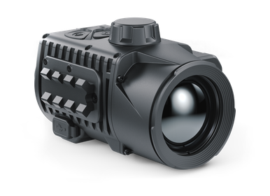 Pulsar Krypton FXG50 Thermal Imaging Front Attachment Kit - Thermal Optic, 1X, Matte Finish, Black
