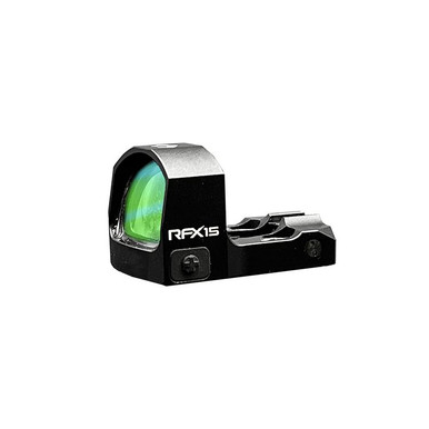 Viridian RFX 15 Green Dot Reflex Sight - 3 MOA Green Dot, 17x24mm Objective, Black, Shield Mounting Pattern