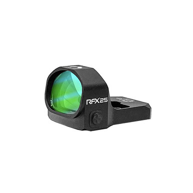 Viridian RFX 25 Green Dot Reflex Sight - 3 MOA Green Dot, 20x28mm Objective, Black, Docter Mounting Pattern