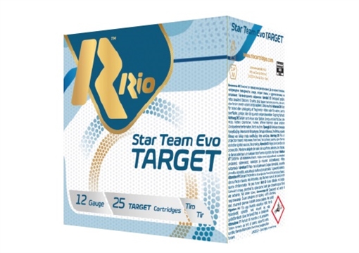 Rio Star Team Target 28 12ga 2.75 inch Shotgun Shells - #8 | 1 oz. | 1250 fps | 25rd Box STT288