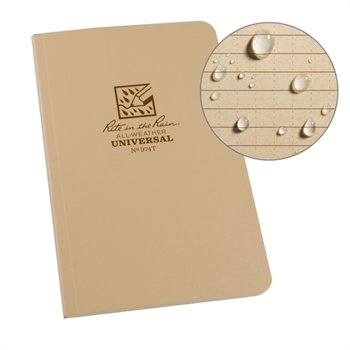 Rite in the Rain Soft Cover Side-Bound Book (4.625'' x 7.25'') 974T