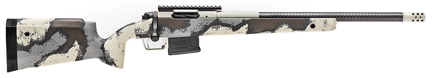 Springfield 2020 Waypoint Rifle BAW9206CMCFD, 6mm Creedmoor, 20" Carbon Fiber,Ridgeline Camo Stock, Desert Verde Cerakote Finish, 5 Rds