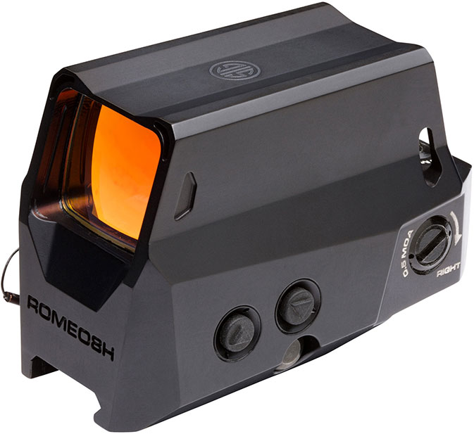 Sig ROMEO8H Red Dot Sight SOR81001, 1x38mm, 2MOA Dot, 0.5 MOA Adjustment, Black