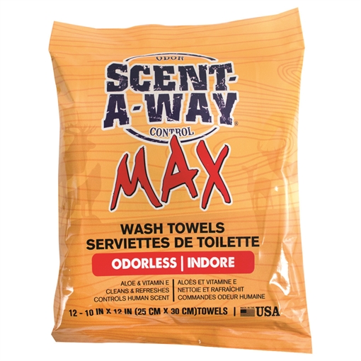 Scent-A-Way Scent-A-Way Max Wash Towels 12 pk. HS-SAW-07796