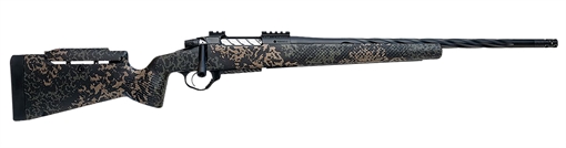 Seekins Precision Havak PH3 6 Creedmoor 24" Black Fluted Threaded Barrel, Black Picatinny Rail Steel Receiver, Adj Cheek Riser Woodland Shadow Synthetic Stock 0011710213-F