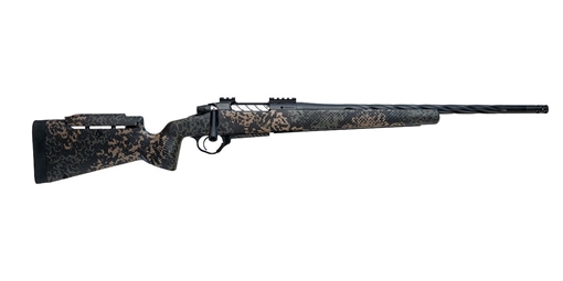Seekins Precision Havak PH3 7mm Rem Mag 22" Black Fluted Threaded Barrel, Black Picatinny Rail Steel Receiver, Adj Cheek Riser Woodland Shadow Synthetic Stock 0011710249-F