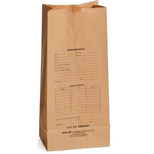 Sirchie Preprinted Kraft Evidence Bags (Set of 100) EB002P
