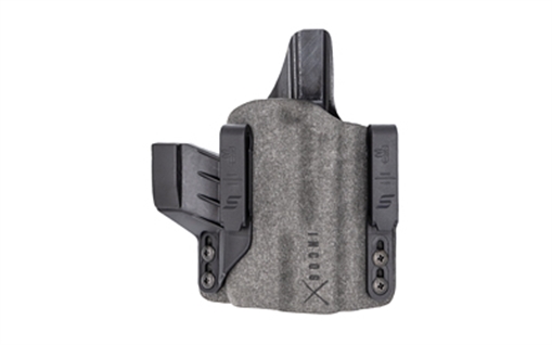 Safariland INCOG-X, Joint Collaboration with Haley Strategic, Inside the Waistband Holster, Fits Glock 43X/48, Microfiber Suede Wrapped Boltaron Construction, Black, Right Hand 1334628