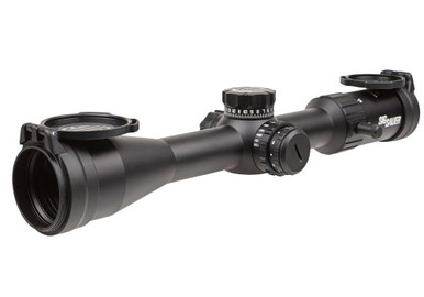 Sig Sauer WHISKEY4 4-16X44mm FFP Rifle Scope - 30mm Main Tube, First Focal Plane, Illuminated MOA Milling Hunter 2.0 Reticle, Matte Black Finish